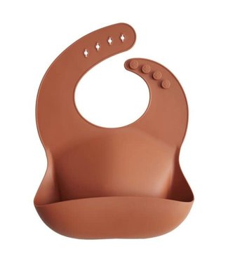 Mushie Mushie - Silicone Bibs - Clay