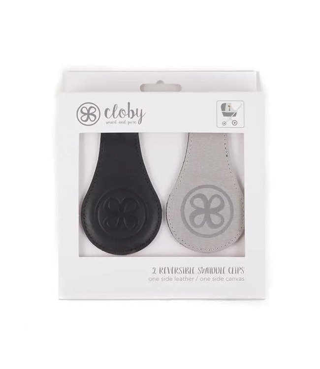 Cloby Cloby- Swaddle clips voor UV deken Black