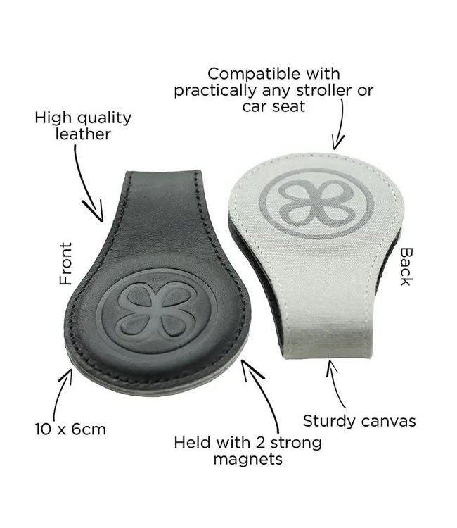 Cloby Cloby- Swaddle clips voor UV deken Black