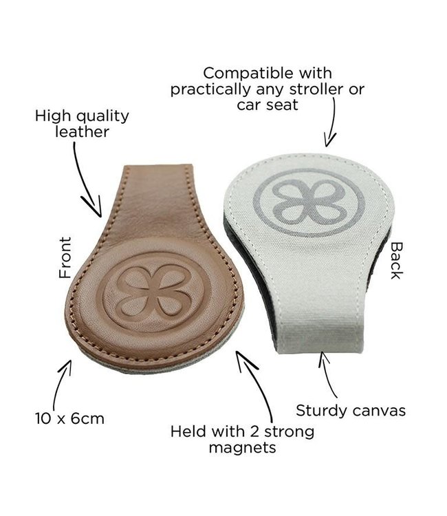 Cloby Cloby- Swaddle clips voor UV deken Brown