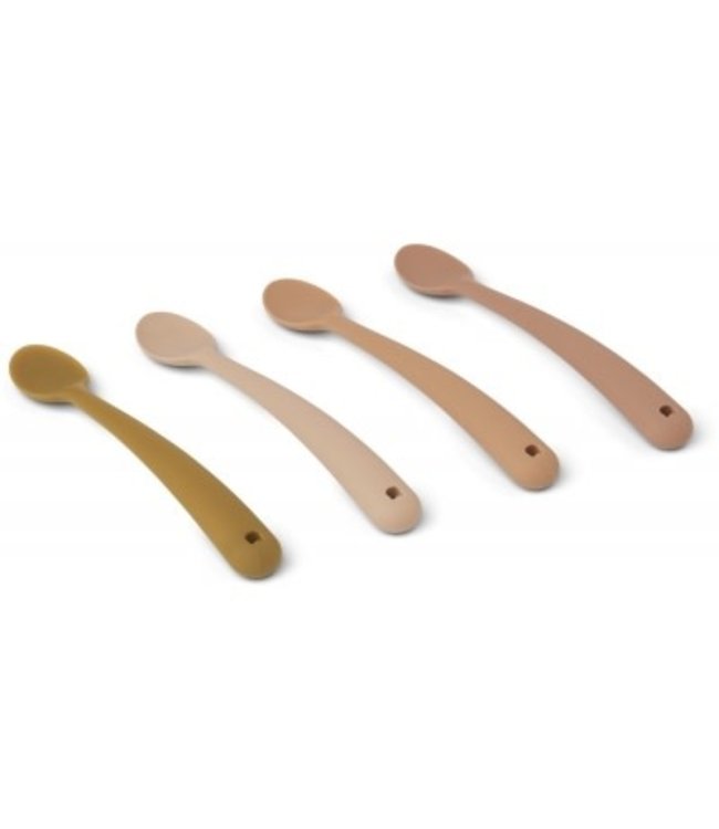 Liewood Liewood - Siv Feeding Spoon 4 pack - Tuscany Rose Multi Mix