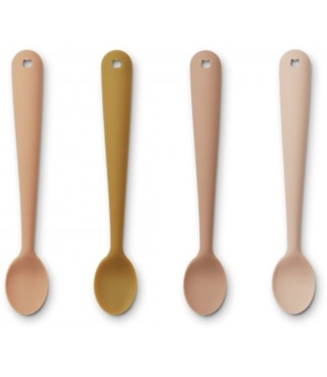 Liewood Liewood - Siv Feeding Spoon 4 pack - Tuscany Rose Multi Mix