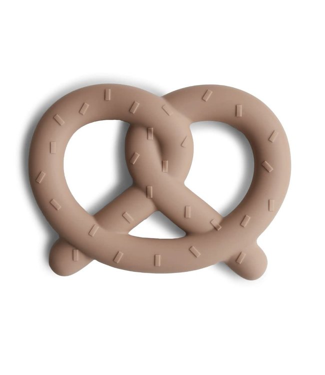 Mushie Mushie - Teether Pretzel - Natural