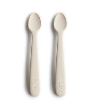 Mushie Mushie - Baby Spoon - Ivory (2-Pack)