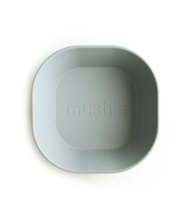 Mushie Mushie - Bowl Square - Sage (2 Pcs)