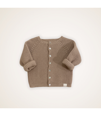 Coco & Pine Coco & Pine - cardigan sand 0-3M Knitted Wool Mix