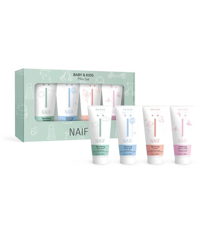 Naif Naif -  The Mini Set (4x travel size product 15ml)  Box