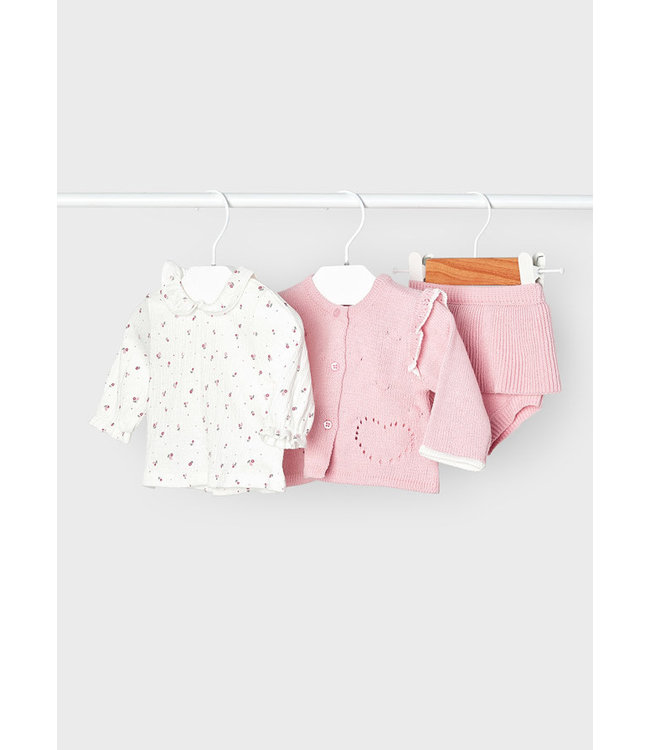 Mayoral Mayoral - 3Delige Set - Roze