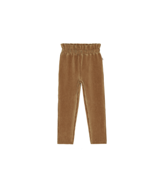 House Of Jamie - Paperbag Pants - Almond Rib Velvet