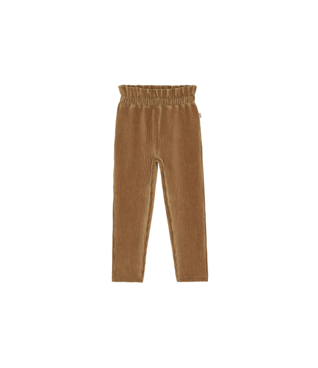 House Of Jamie - Paperbag Pants - Almond Rib Velvet