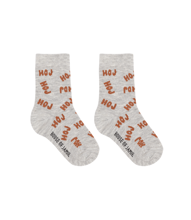 House Of Jamie - Ankle Socks - Stone HOJ