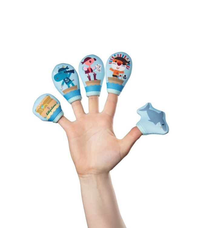 Lilliputiens Lilliputiens - Piraten Badvingerpopjes