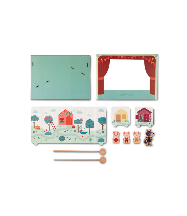 Lilliputiens Lilliputiens - Louis Magnetisch Theater De Wolf En De 3 Biggetjes