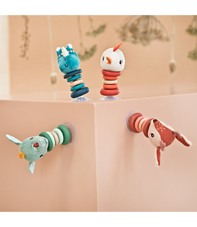 Lilliputiens Lilliputiens - Paulette Swingende Rammelaar (Met Zuignap)