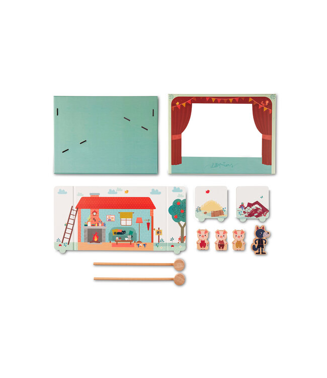 Lilliputiens Lilliputiens - Louis Magnetisch Theater De Wolf En De 3 Biggetjes