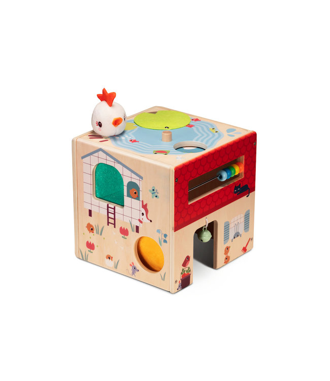 Lilliputiens Lilliputiens -  Houten Activiteitenkubus Boerderij
