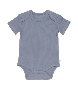 Little Dutch Little Dutch - Romper korte mouw Rib Blue