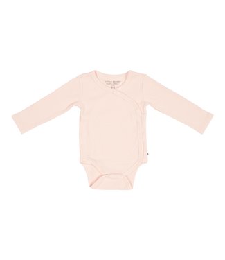 Little Dutch Little Dutch - Romper overslag lange mouw Rib Pink