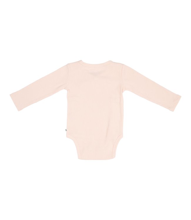 Little Dutch Little Dutch - Romper overslag lange mouw Rib Pink