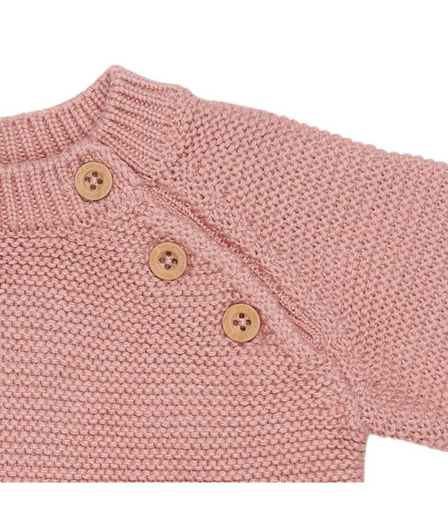 Little Dutch Little Dutch - Gebreid boxpakje Vintage Pink