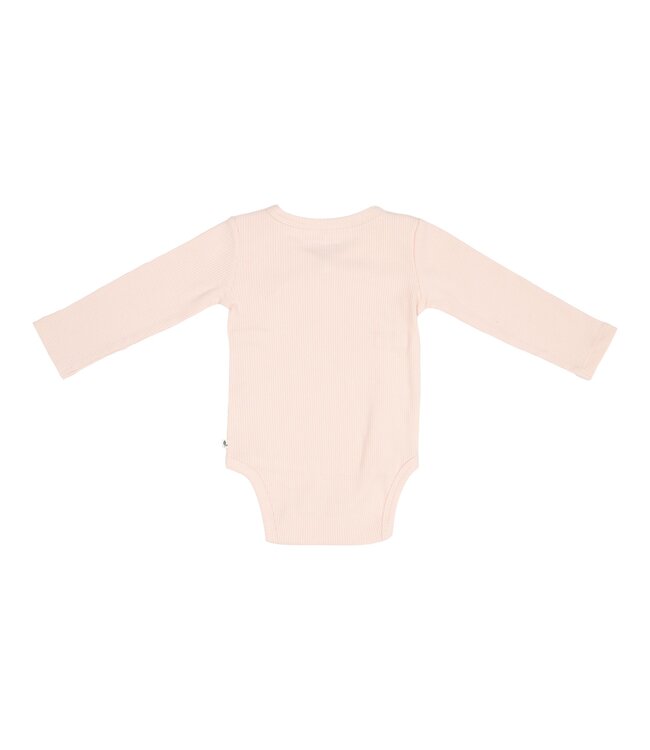 Little Dutch Little Dutch - Romper overslag lange mouw Rib Pink