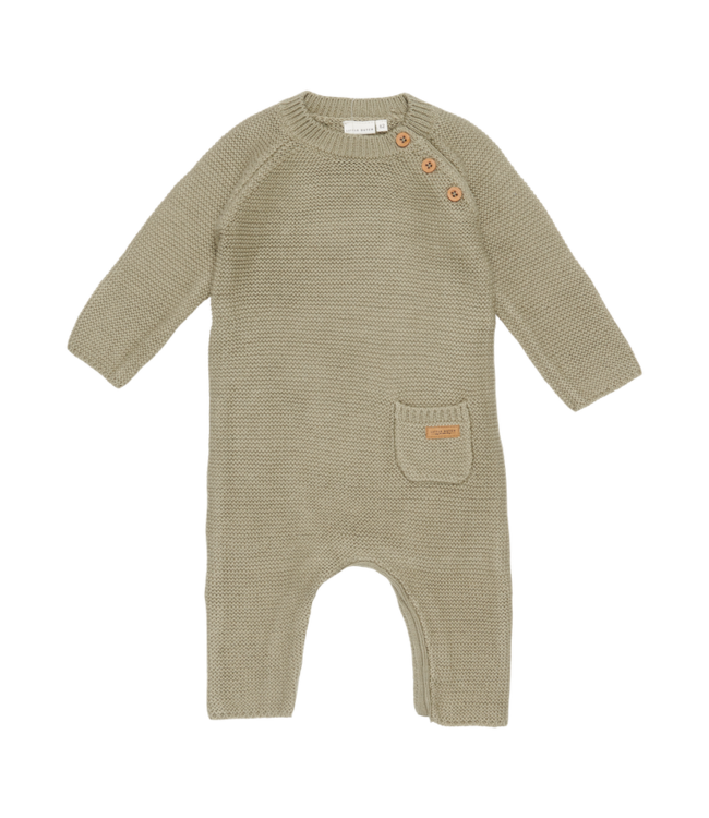 Little Dutch Little Dutch - Gebreid boxpakje Olive