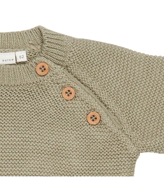 Little Dutch Little Dutch - Gebreid boxpakje Sand