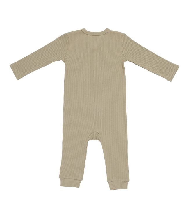 Little Dutch Little Dutch - Boxpakje met overslag Rib Olive