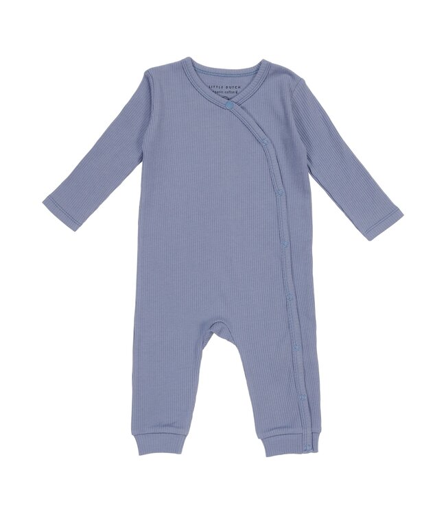 Little Dutch Little Dutch - Boxpakje met overslag Rib Blue