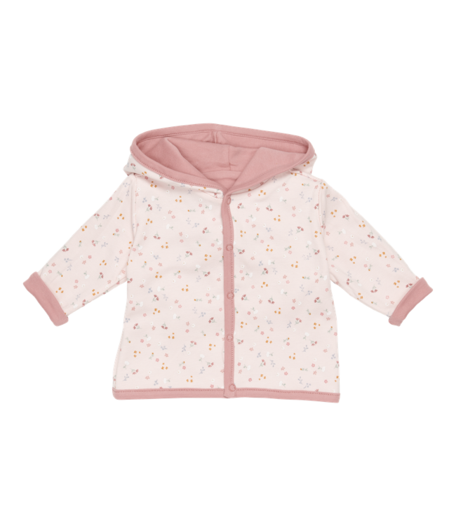 Little Dutch Little Dutch - Reversible babyjasje Little Pink Flowers/Pink