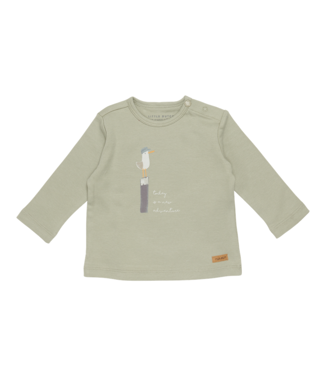 Little Dutch Little Dutch - Shirt lange mouw Seagull Olive