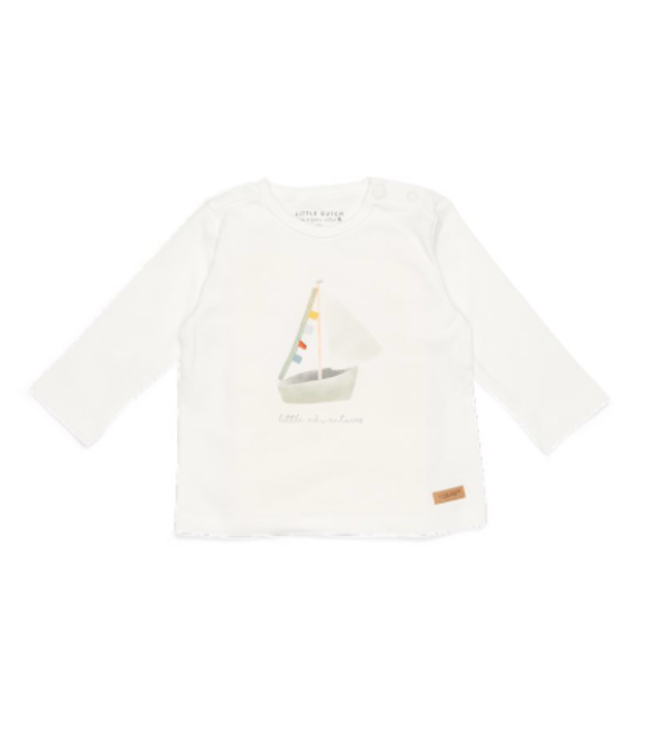 Little Dutch Little Dutch - Shirt lange mouw Sailboat White Adventures