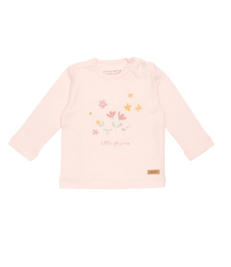 Little Dutch Little Dutch - Shirt lange mouw Flowers Pink
