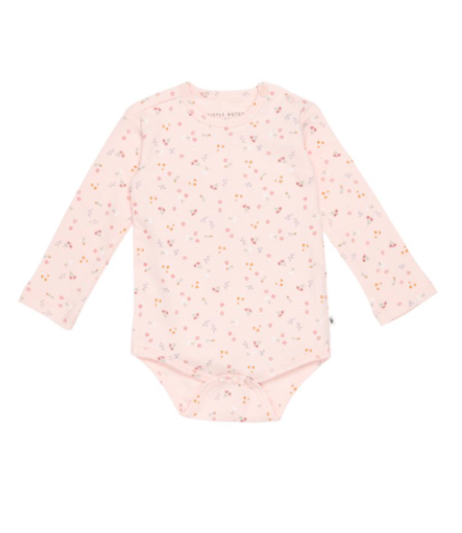 Little Dutch Little Dutch - Romper lange mouw Little Pink Flowers