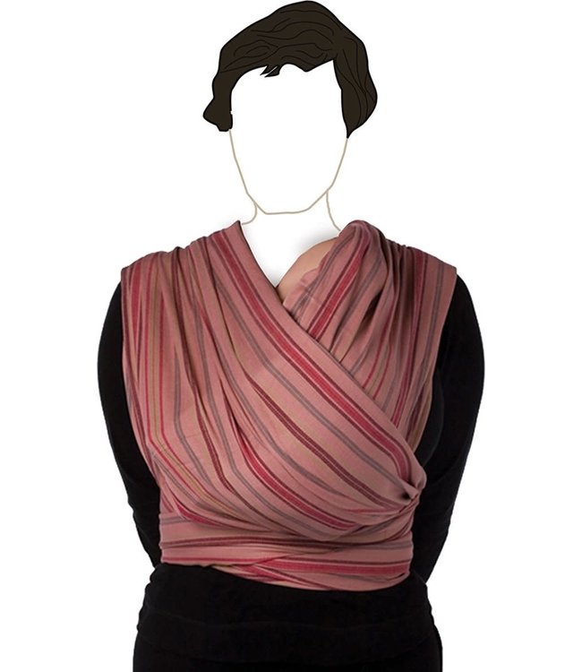Babylonia baby carriers - BB-slen - Strawberry stripe - 490 cm