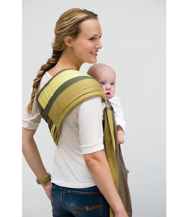 Babylonia baby carriers - BB-sling - Soft jungle - gathered