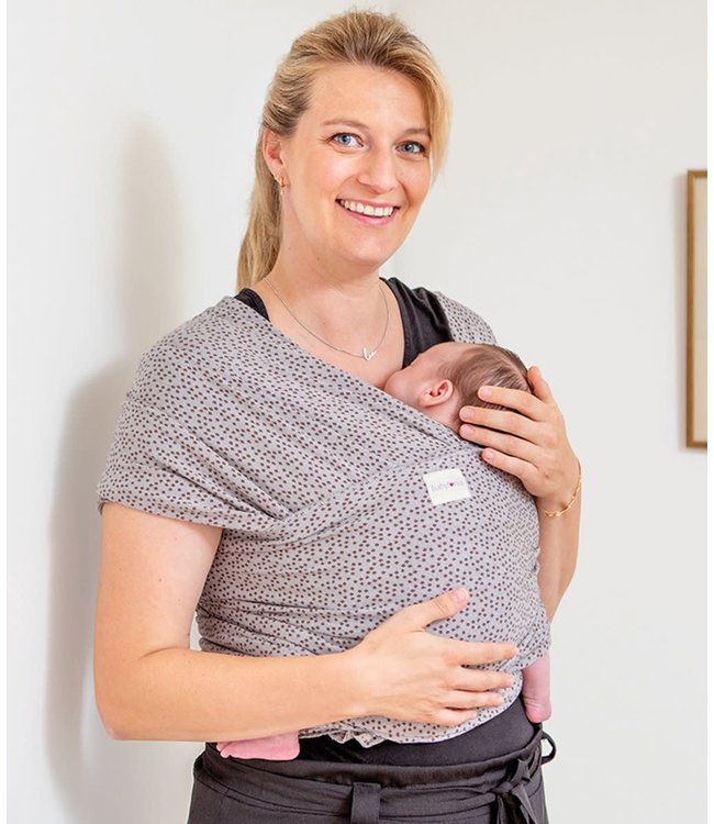 Babylonia baby carriers - Tricot-slen design - Grey Dot - 1