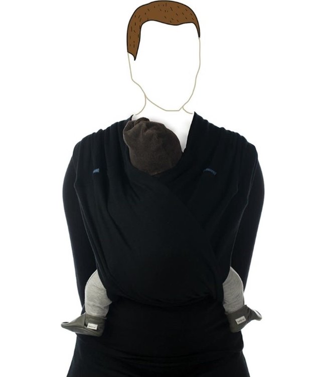 Babylonia baby carriers - Tri-Cotti - Black - M