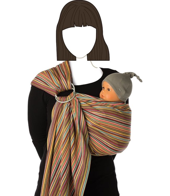 Babylonia baby carriers - BB-sling - Pineapple - padded