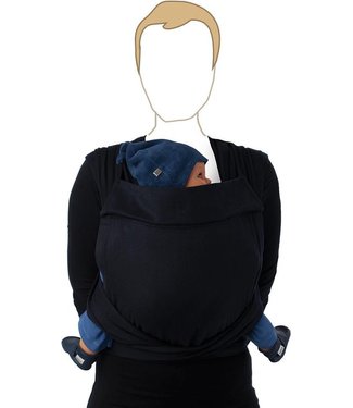 Babylonia baby carriers - BB-tai - Black beans - sizer