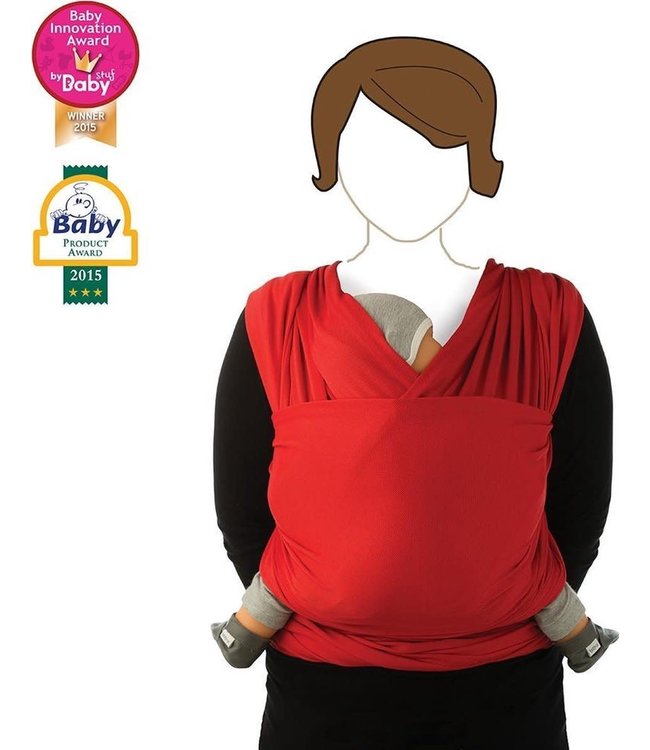 Babylonia baby carriers - Tricot-Slen Cool - Ribbon red - 1