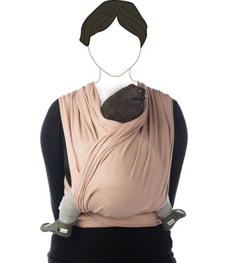 Babylonia baby carriers - BB-slen - Rose dust - 490 cm