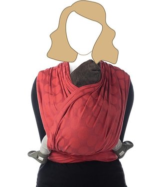 Babylonia baby carriers - BB-slen - Red chili - 460 cm