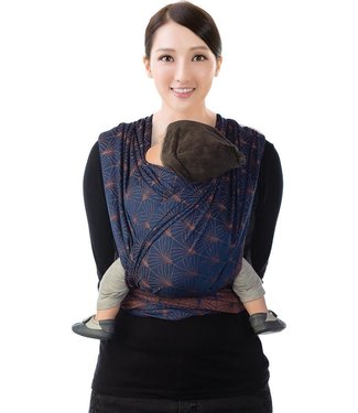 Babylonia baby carriers - BB-slen - Ornate blue - 490 cm