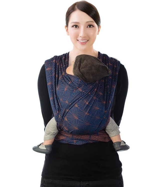 Babylonia baby carriers - BB-slen - Ornate blue - 490 cm