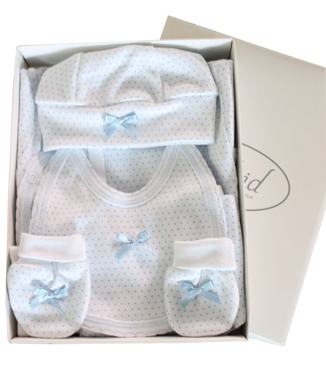 Dr. Kid Dr. Kid - 4Delige Geschenkset - Wit/Blauw