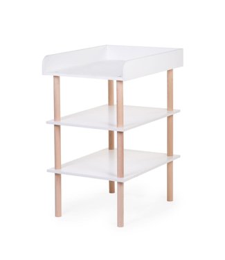 Childhome Childhome - CHANGING TABLE WOOD WHITE + NATUREL