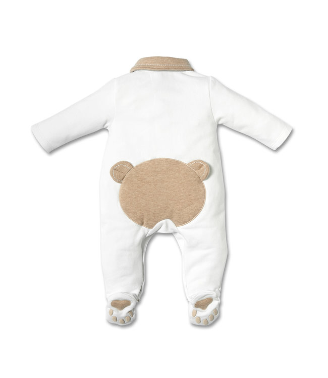 First First - rompersuit   ORSO ESSENTIALS BEIGE white-beige