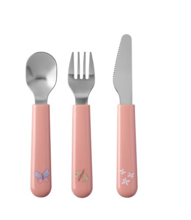 Mepal Mepal - Little Dutch - Kinderbestek 3Delig - Flowers&Butterflies