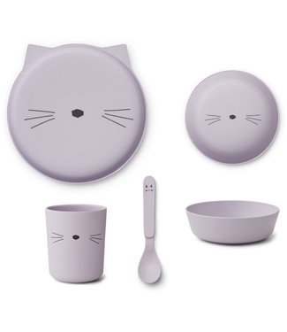 Liewood Liewood - Brody Junior Set - Cat Light Lavender